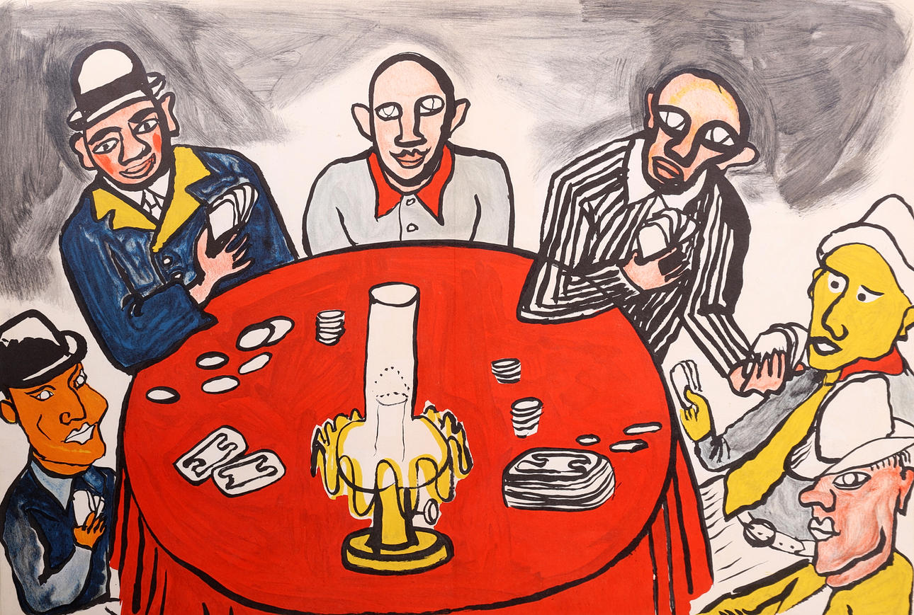 ALEXANDER CALDER. EFTER. UTAN TITEL. GRAVYR PÅ PAPPER.