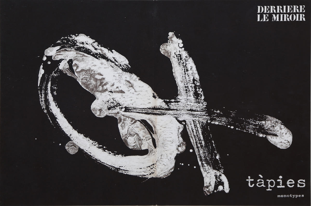 ANTONI TÀPIES. Untitled ("Derrière le miroir").