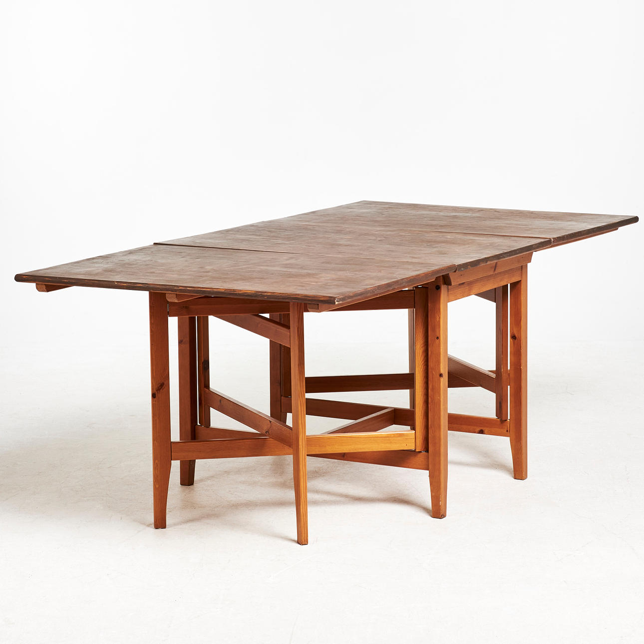 BATTLE TABLE, "Leksvik", IKEA, stained pine.