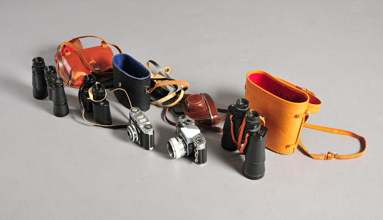 KIKARE, 3 st samt KAMEROR 2 st, 1900-tal.