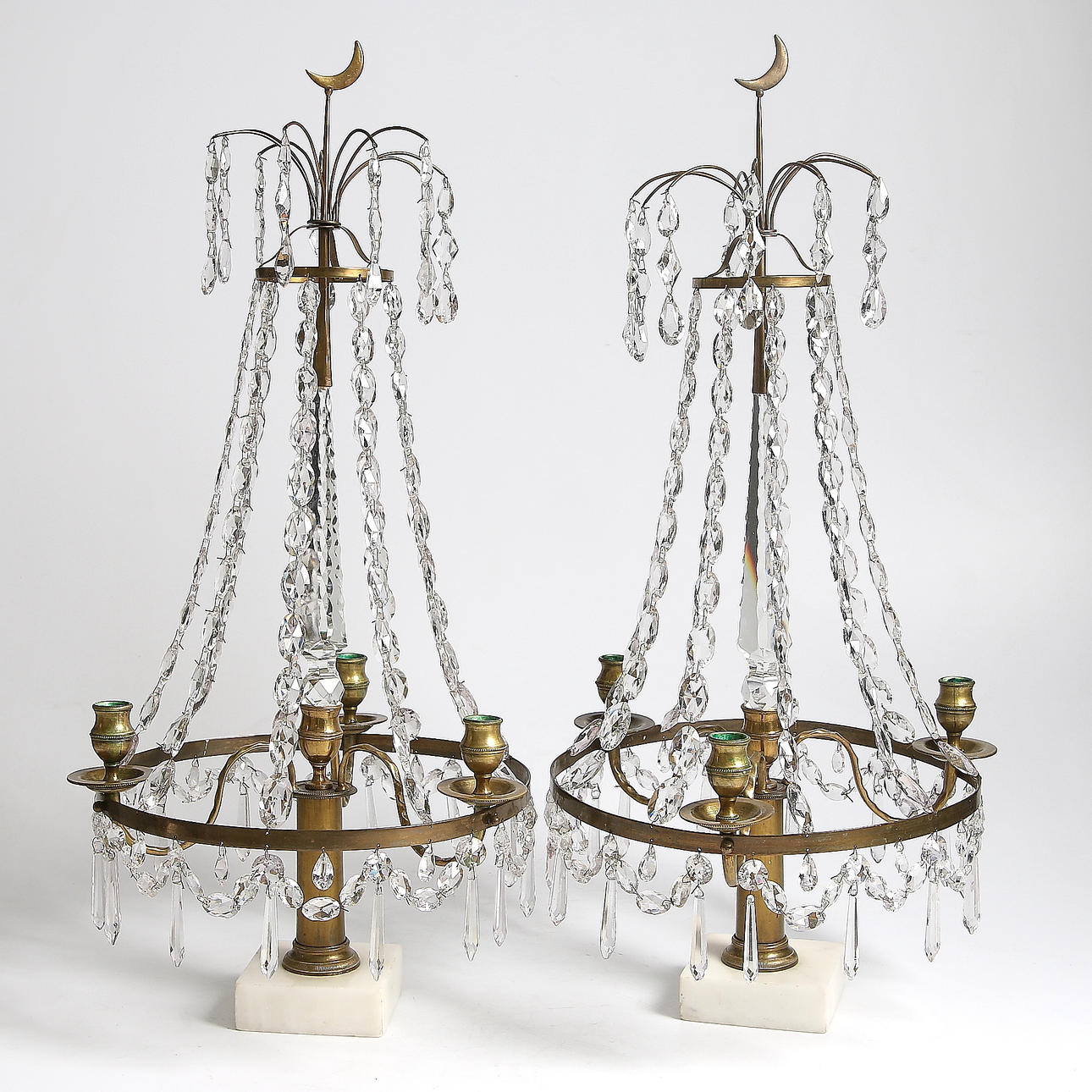 BORDSLYSTRAR, Gustaviansk stil. 1800-tal.