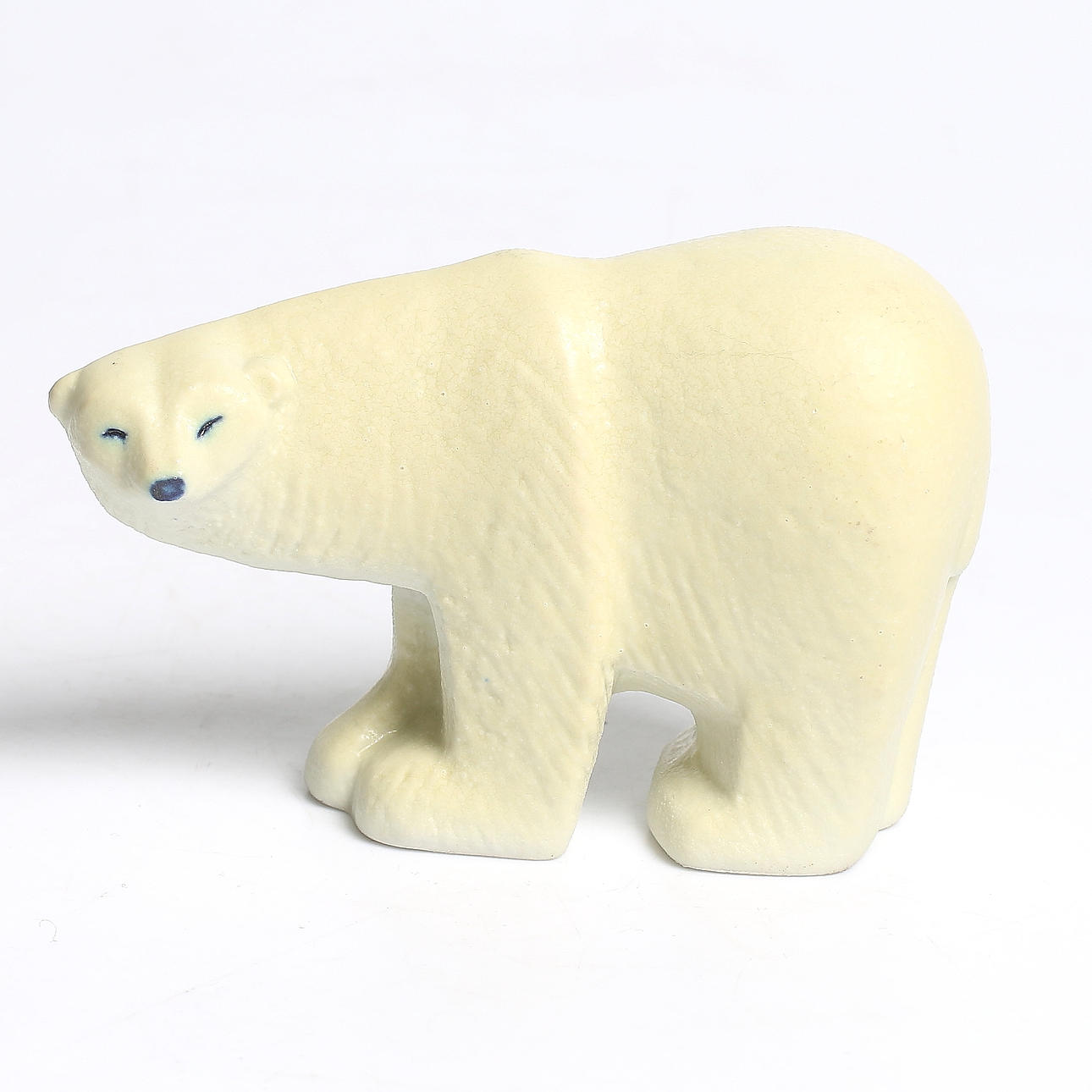 LISA LARSON. Isbjörn, stengods, "Lillskansen", Gustavsberg. 1900-tal.