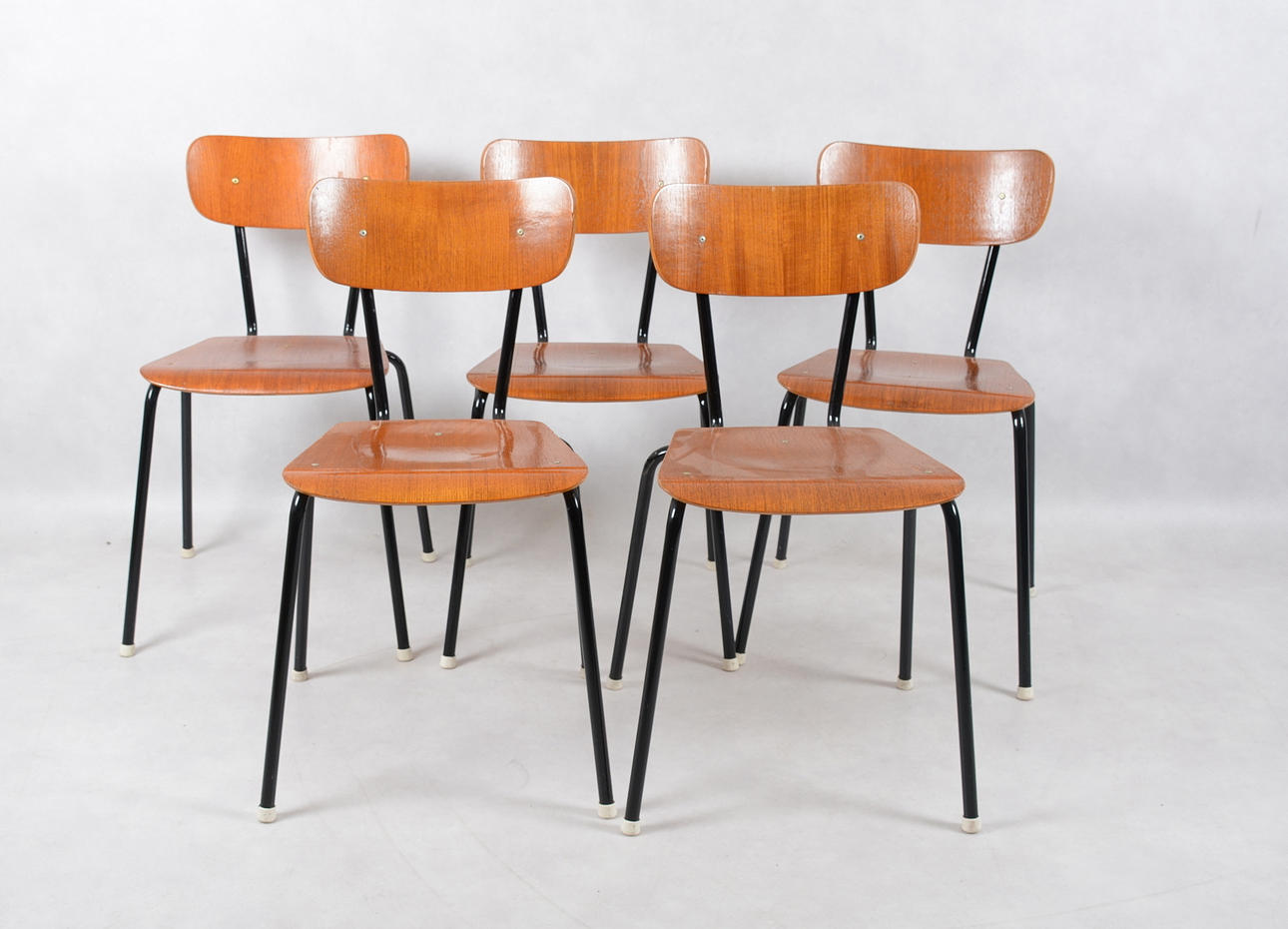 STOLAR, 5 stycken, 1950/60-tal.