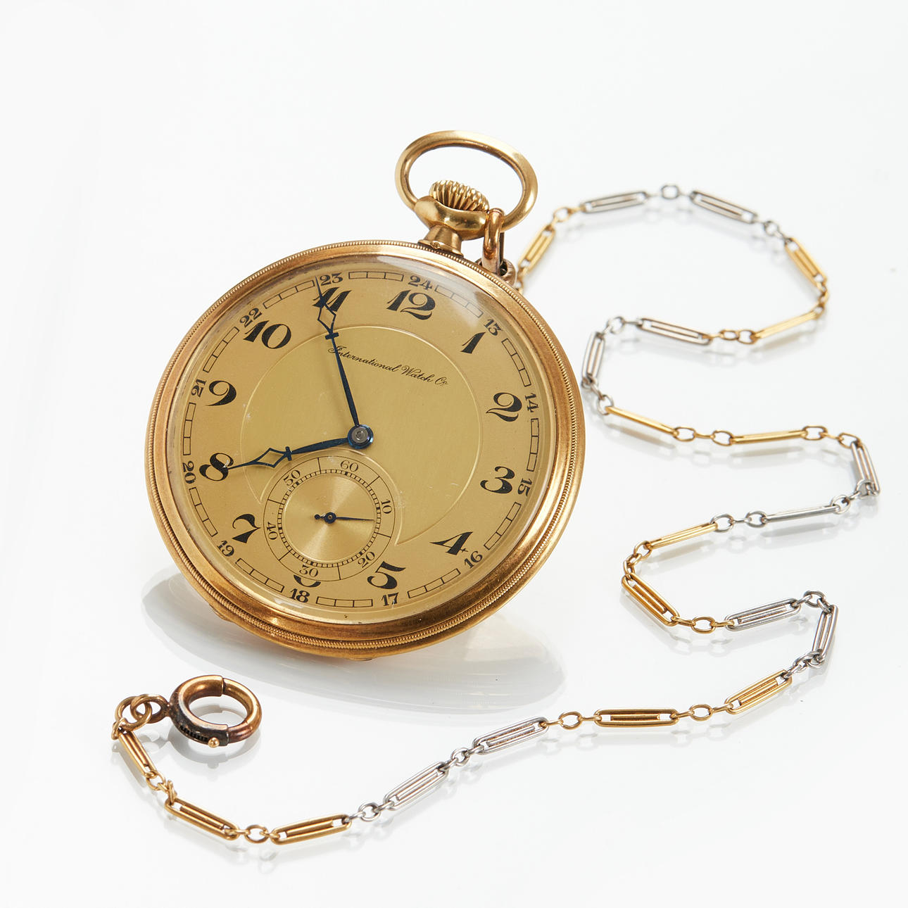 IWC, Pocket watch, 18K gold.