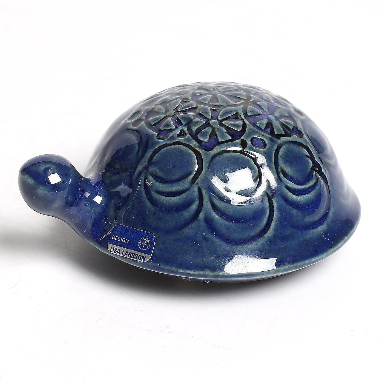 LISA LARSON. Sköldpadda, stengods, Gustavsberg. 1900-tal.