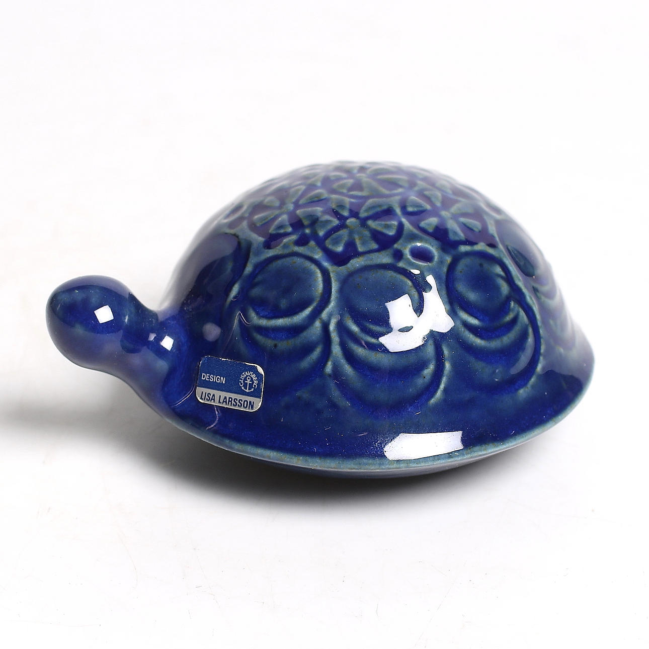 LISA LARSON. Sköldpadda, stengods, Gustavsberg. 1900-tal.