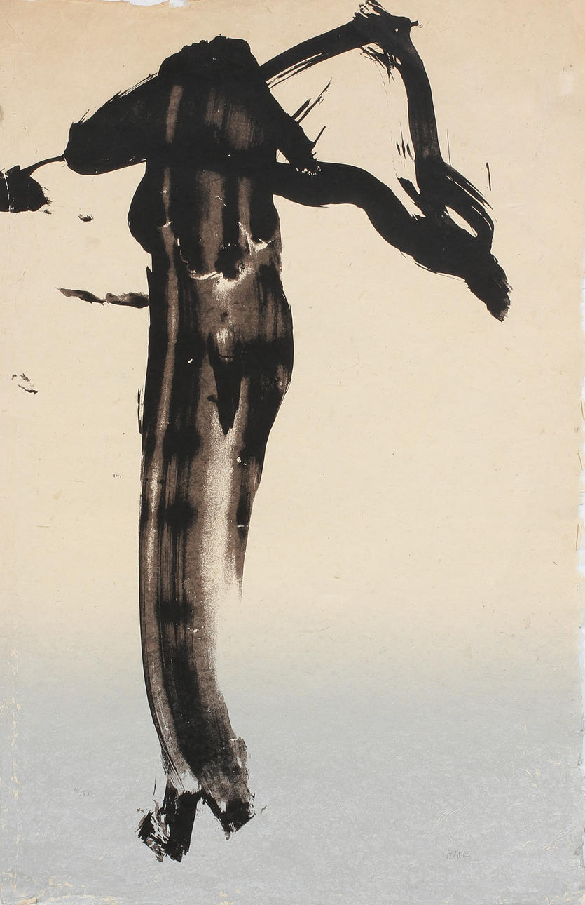 CLAES HAKE. Komposition, litografi, signerad och numrerad, 6/150.