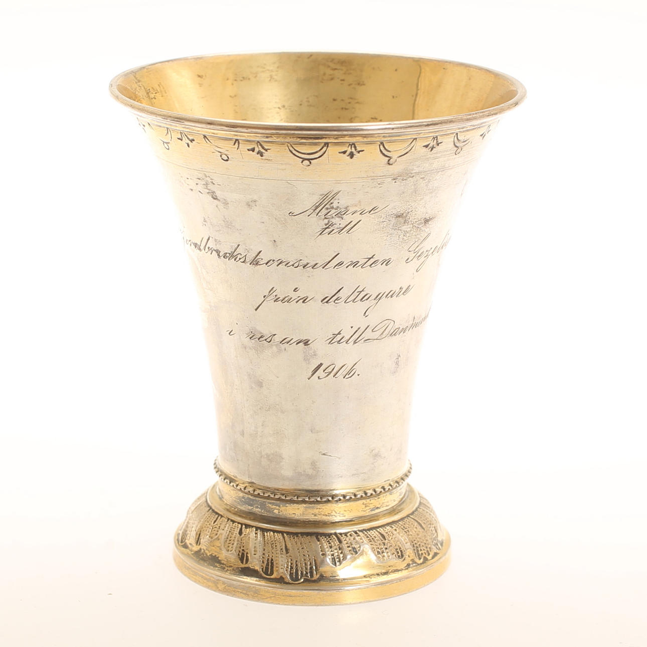 TASSE, Silber, Knut Gustaf Markström, Uppsala 1916.