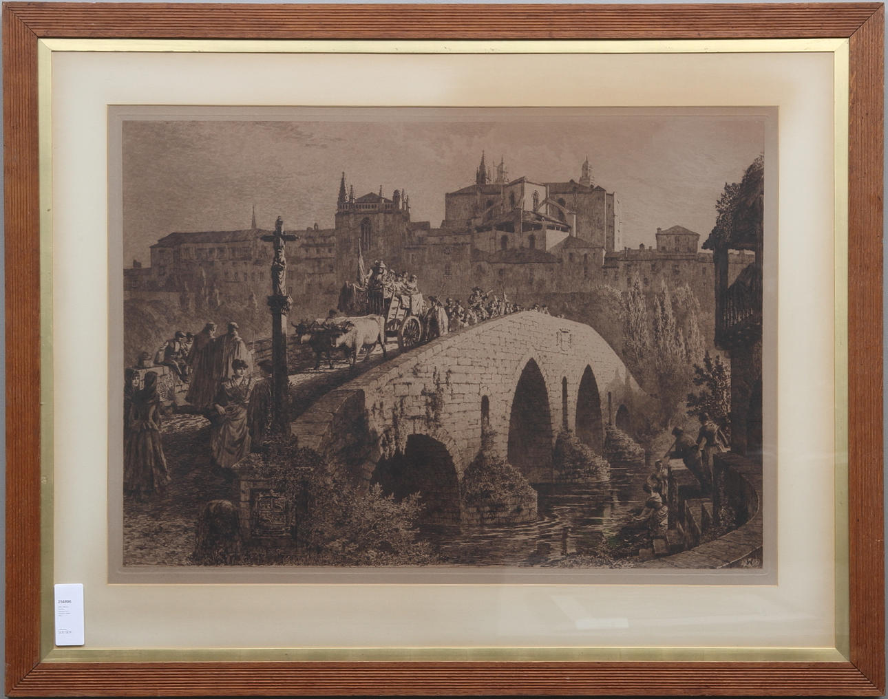 AXEL HÄGG. Etsning, signerad och daterad i plåten 1887.