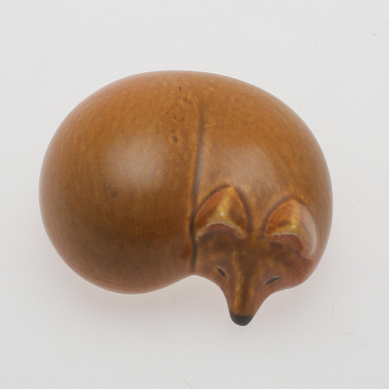 SKULPTUR, stengods, räv, Lisa Larsson.