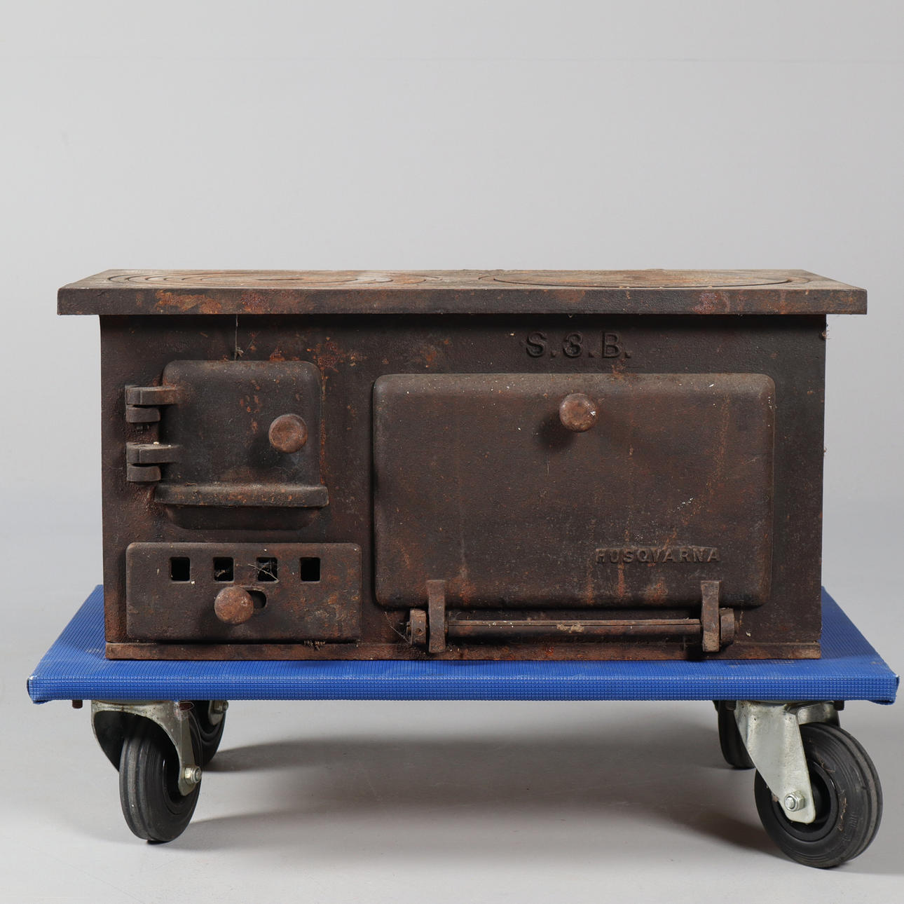 BÆDEOVN, støbejern, Husqvarna S.3.B.