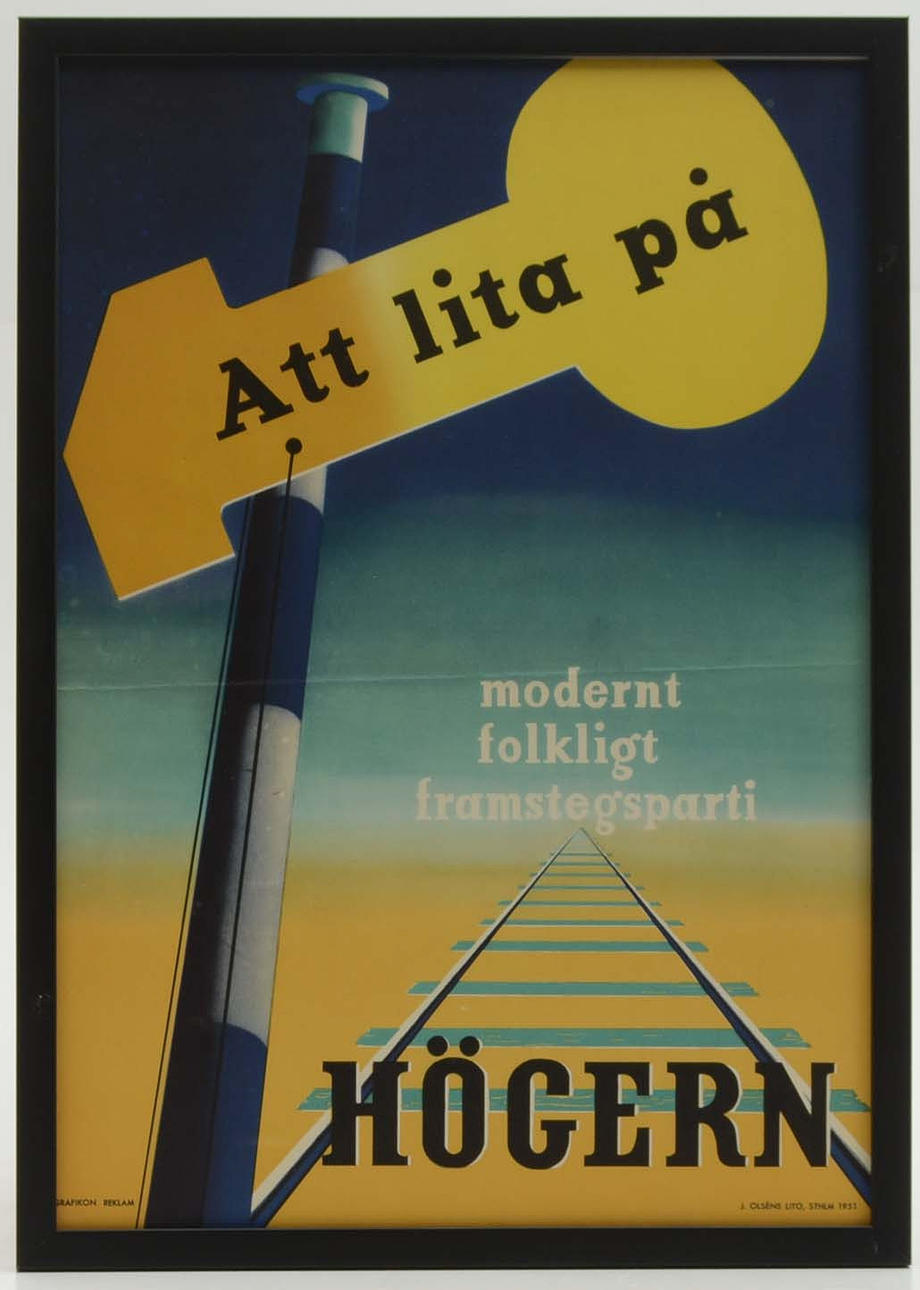 Election poster 3. "To trust". Original lithograph.