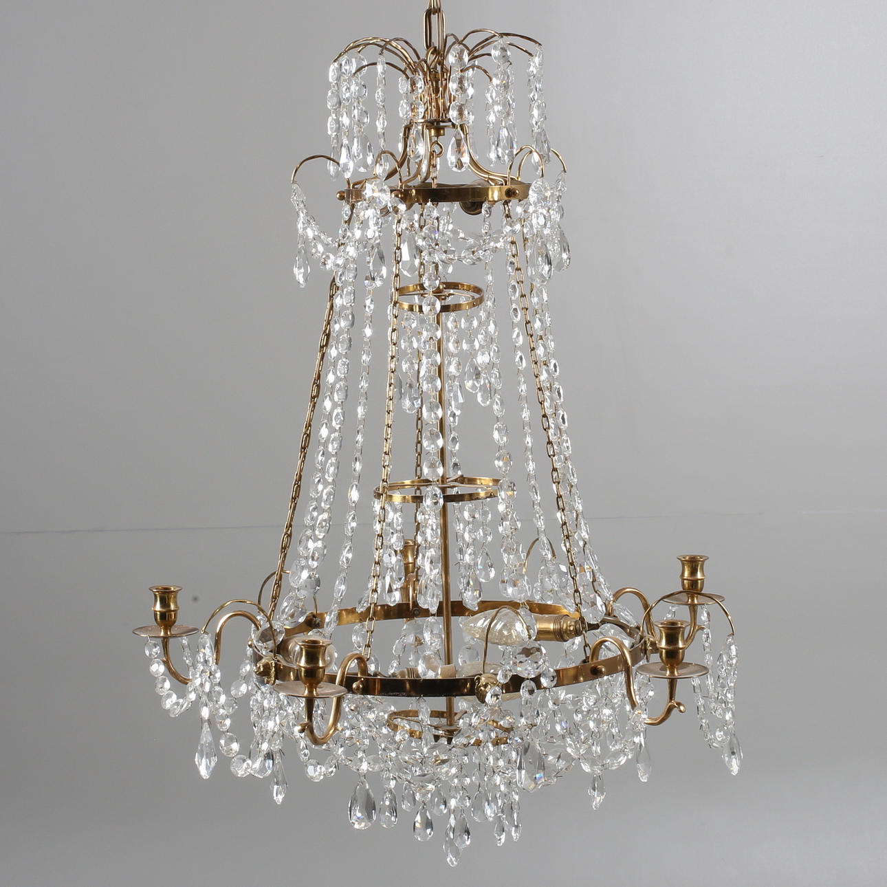 TAKKRONA, Empirestil, 1900-talets andra hälft.