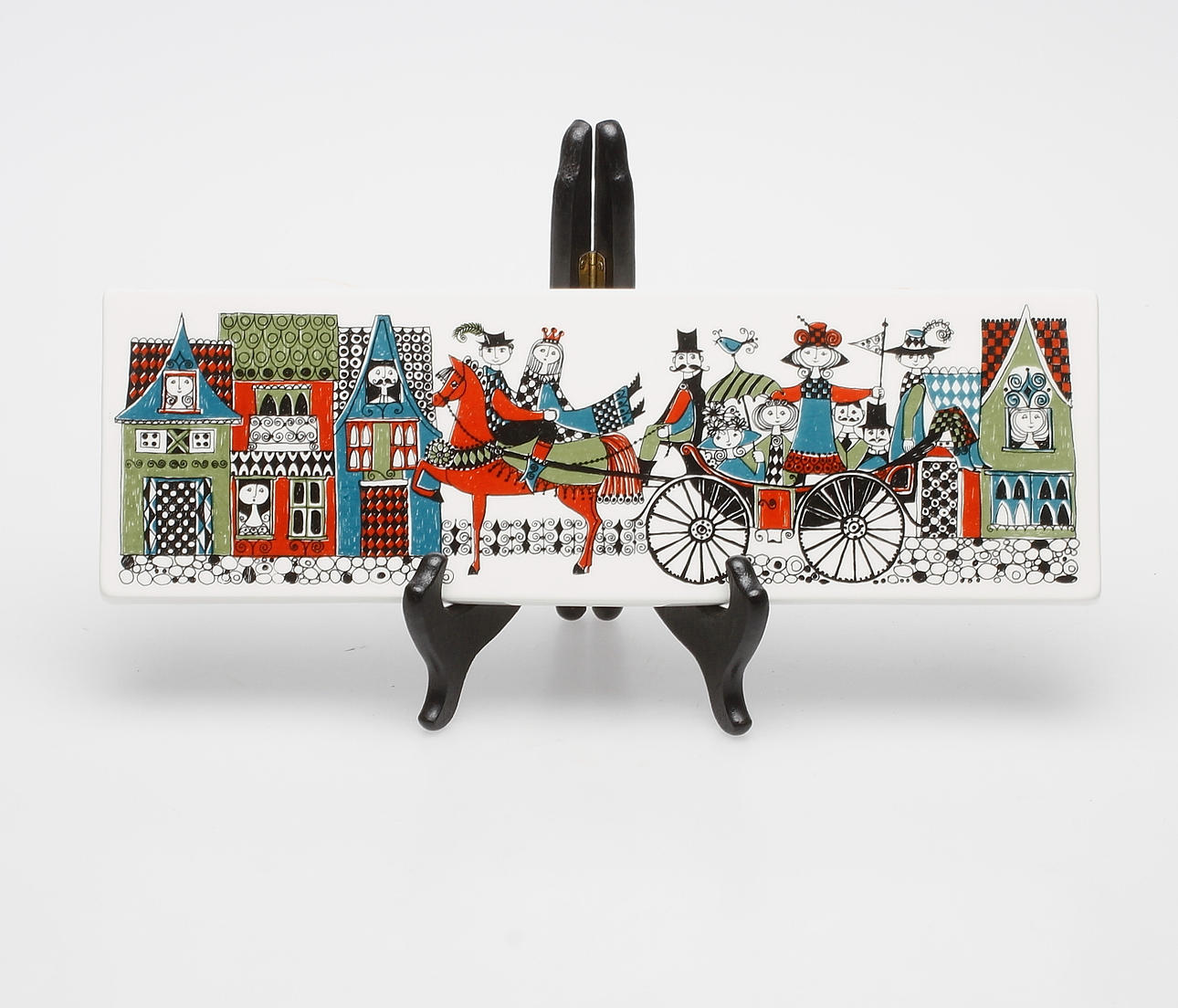 PORSLINSTAVLA, "Utfart", Turi-design, Figgjo Fajanse A/S, Norge.