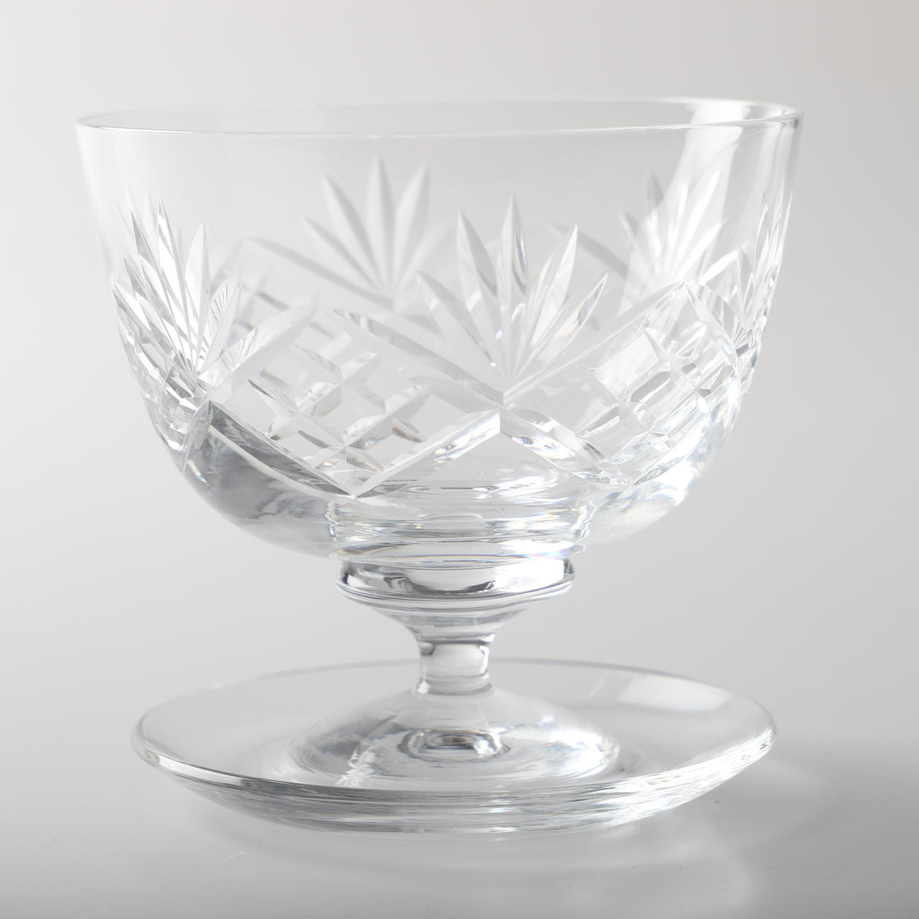 DESSERTSCHALE, 11 Stück, "Helga", Glas, Kosta.