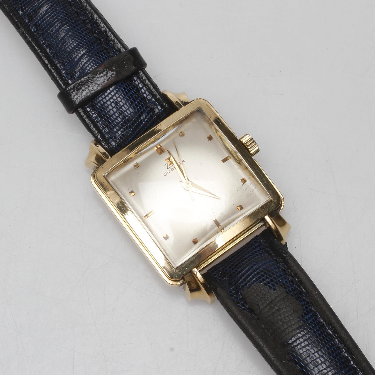 HERRARMBANDSUR, Gübelin, automatic, 18k guld, 1950-60-tal.