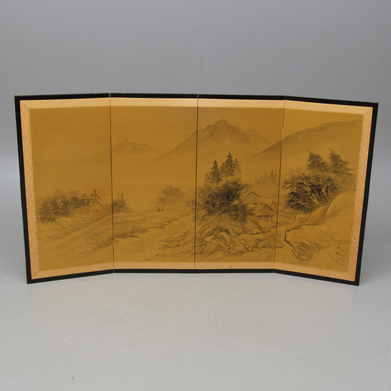 VIKSKÄRM, orientalisk, 1900-tal.