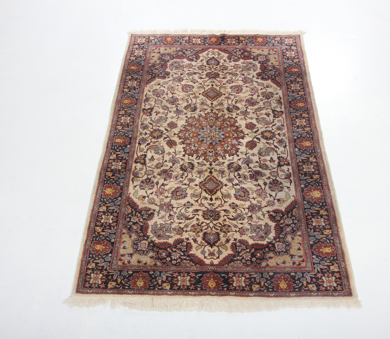 TEPPICH, Indisch, Kaschmir, 201 x 140 cm.