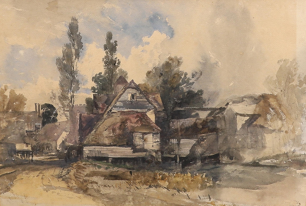 WILLIAM JAMES MULLER (1812-1845). MAPLEDURHAM MØLLEN.