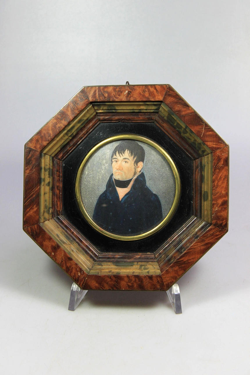 MINIATYRMÅLNING, gouache, 1700/1800-tal.