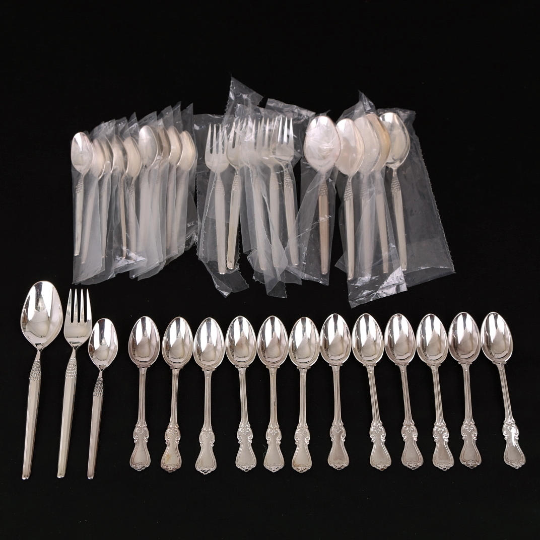 KAFFESKEDAR Olga, silver 187 gram, NYSILVER dessertbestick Frigast Danmark.