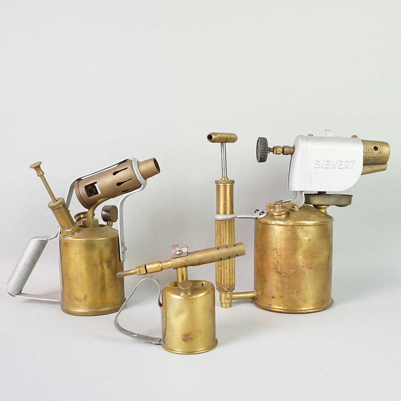 BLOW LAMPS, 3 pcs., Sievert and Optimus.