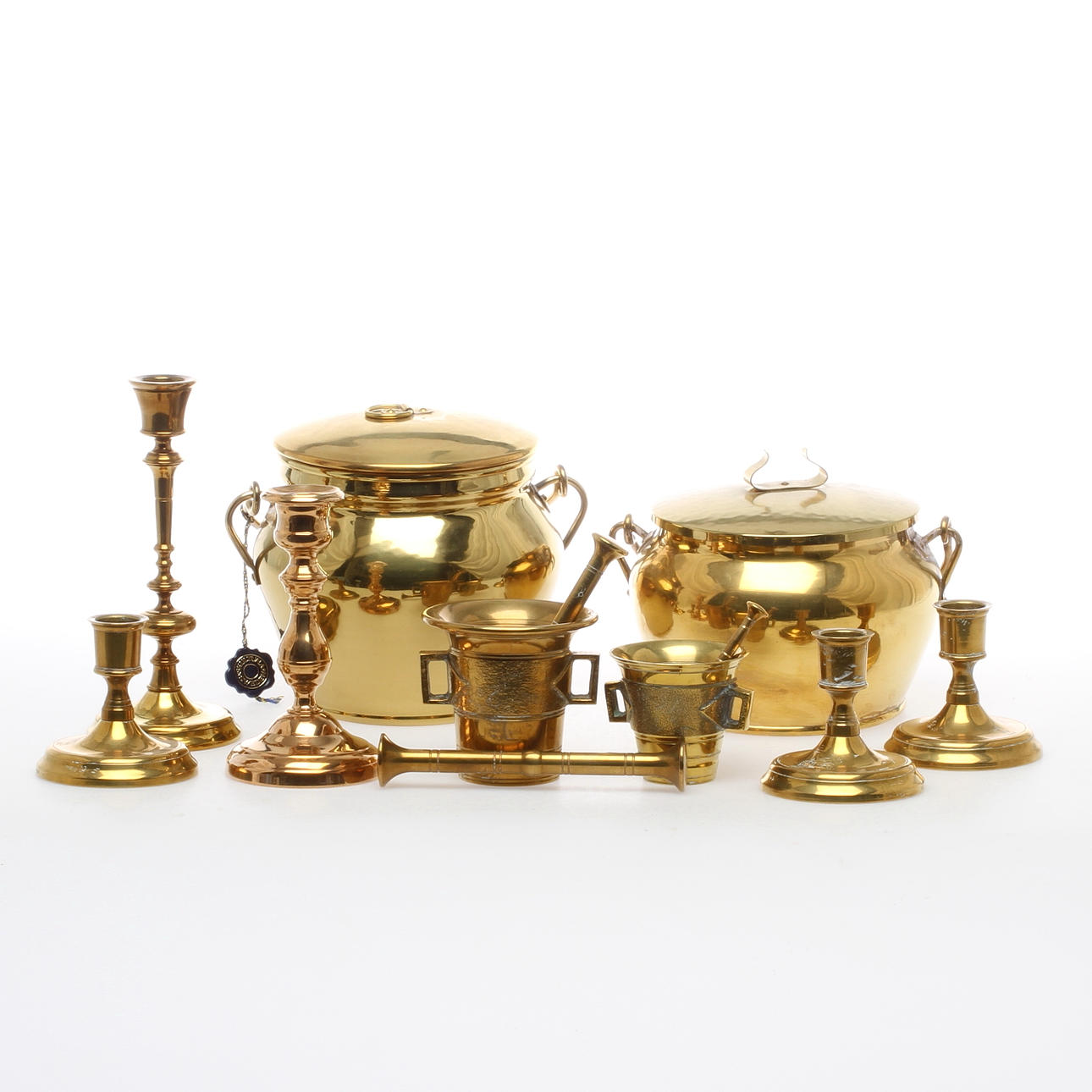 PARTI MÄSSING, 9 delar, Skultuna, 1900-talets andra hälft.