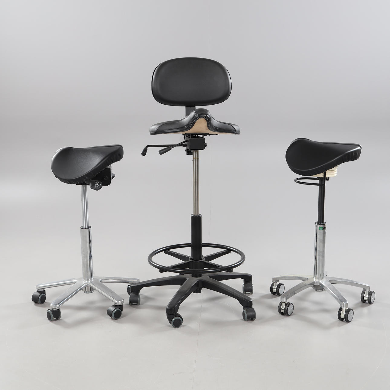 RH-STOLEN, BESTOOL & ERGOTEC, 3 kontorsstolar.