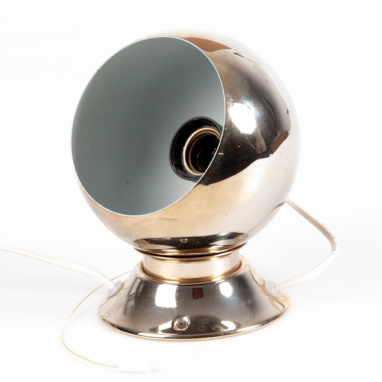 MAGNETIC LAMP. Abo, Denmark, gold magnet lamp.