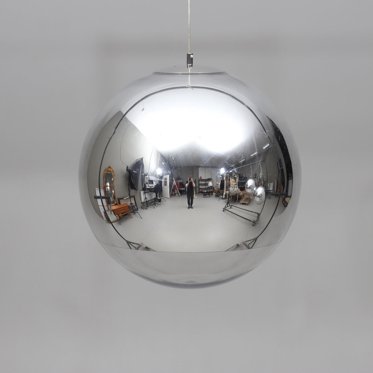 TOM DIXON. "Mirror Ball", Ceiling lamp.