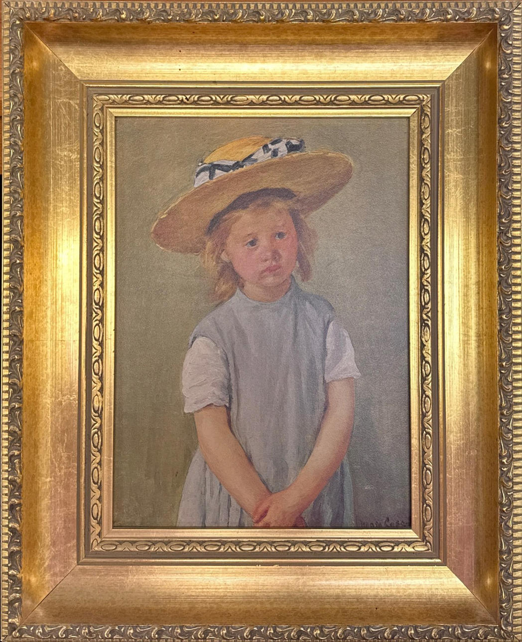 MARY STEVENSON CASSATT. 'BARN I HALMHATT' TRYCK.