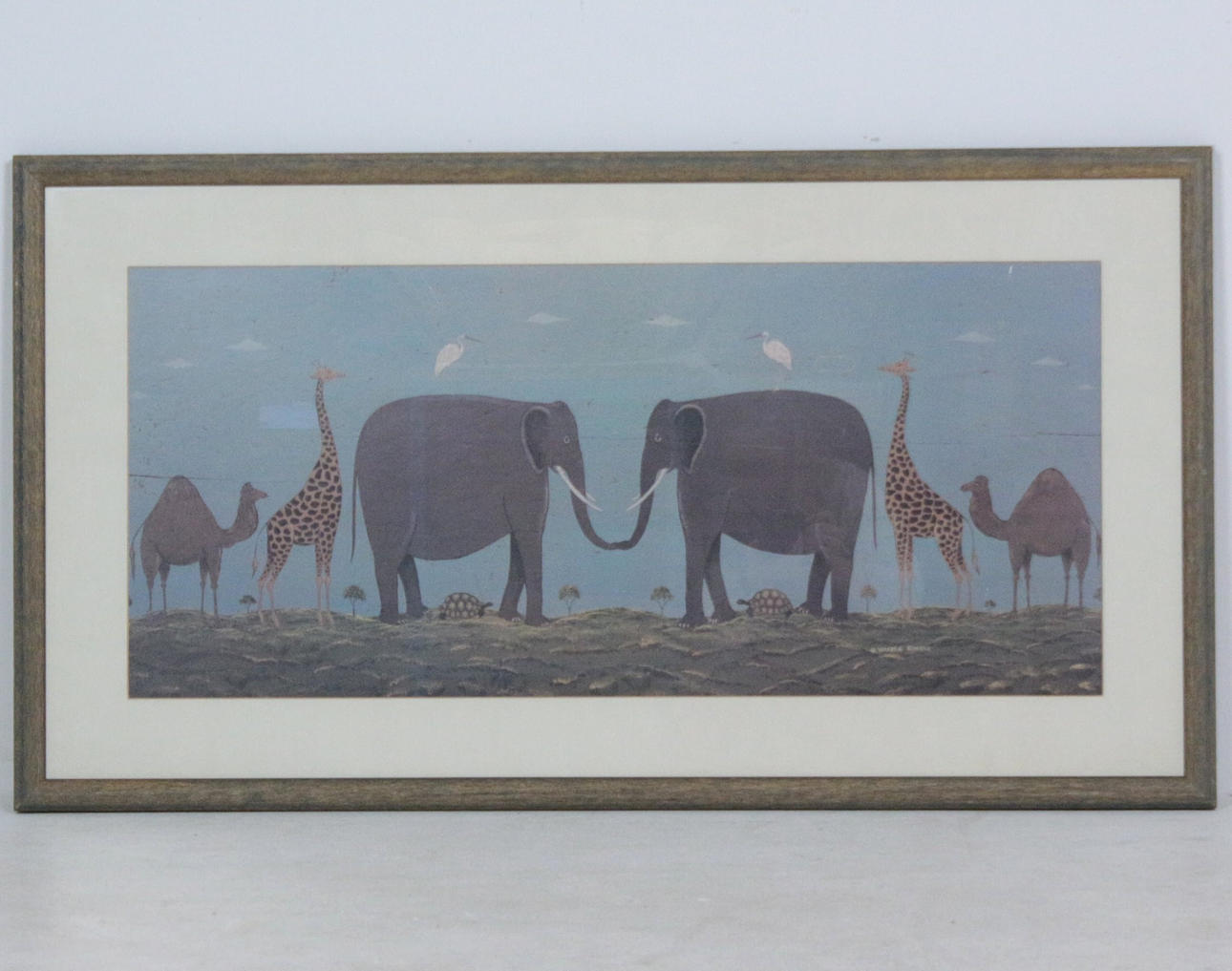 WARREN KIMBLE. 'Noah's Ark', Printmaking.