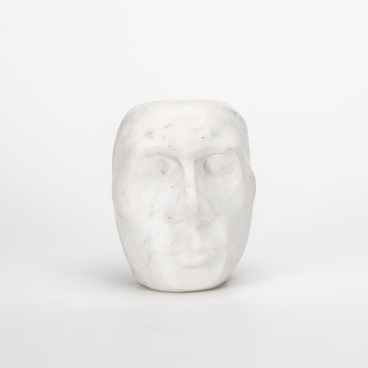OIDENTIFIERAD KONSTNÄR. Rostro, escultura, mármol.