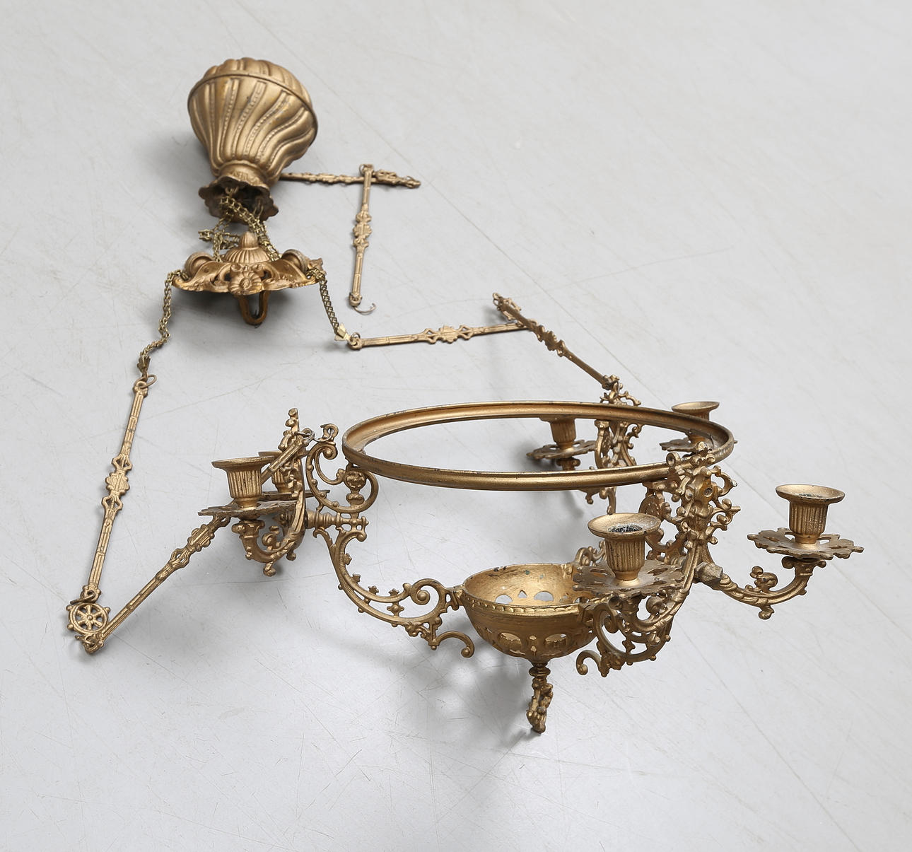 TAKLAMPSTOMME, omkring 1900.