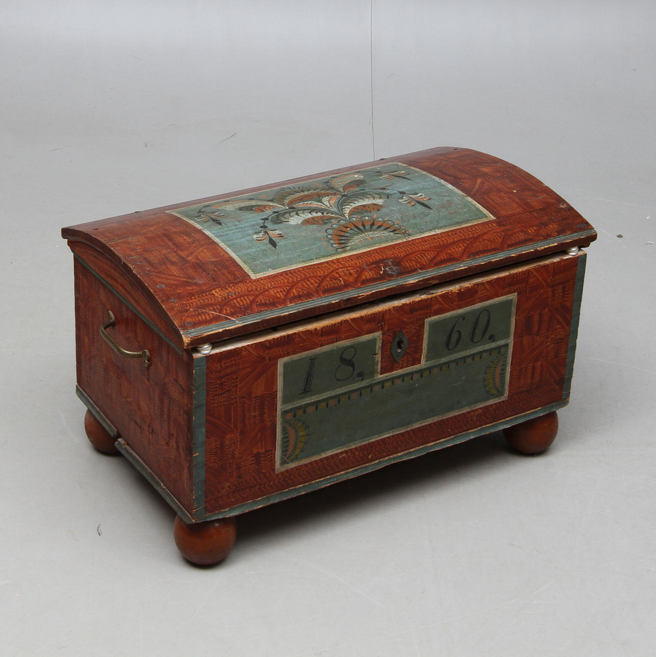 KISTA, allmoge, bär datering 1860.