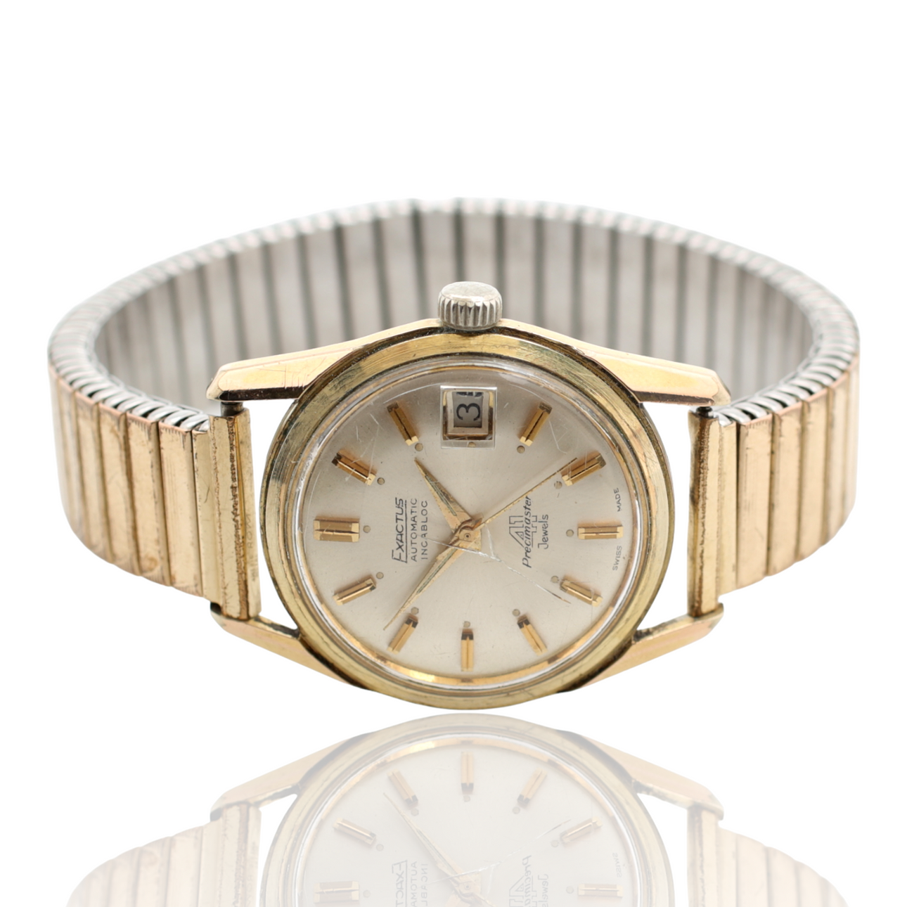 WRIST WATCH, Exactus, Precimaster, Automatic, 1900s.