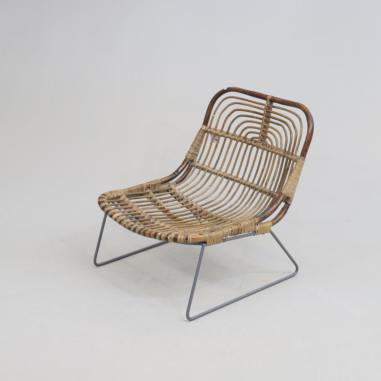 FÅTÖLJ, bambu & rotting, House Doctor, samtida.