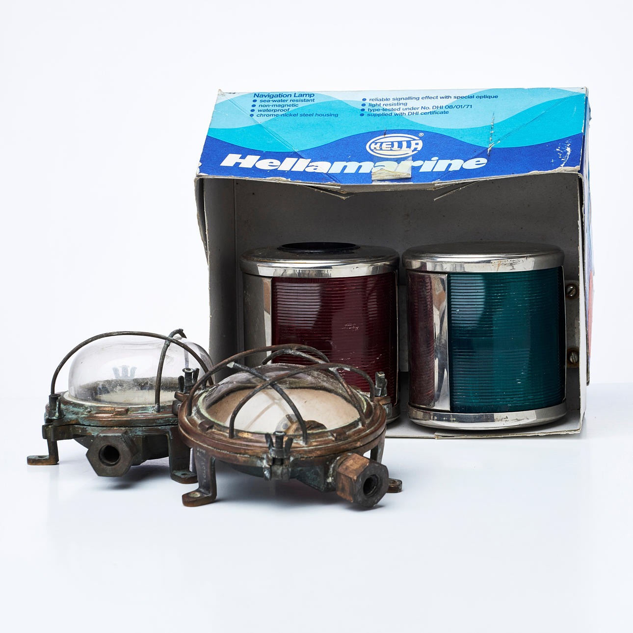 BÅTBELYSNING, 4 delar, 1900-tal.