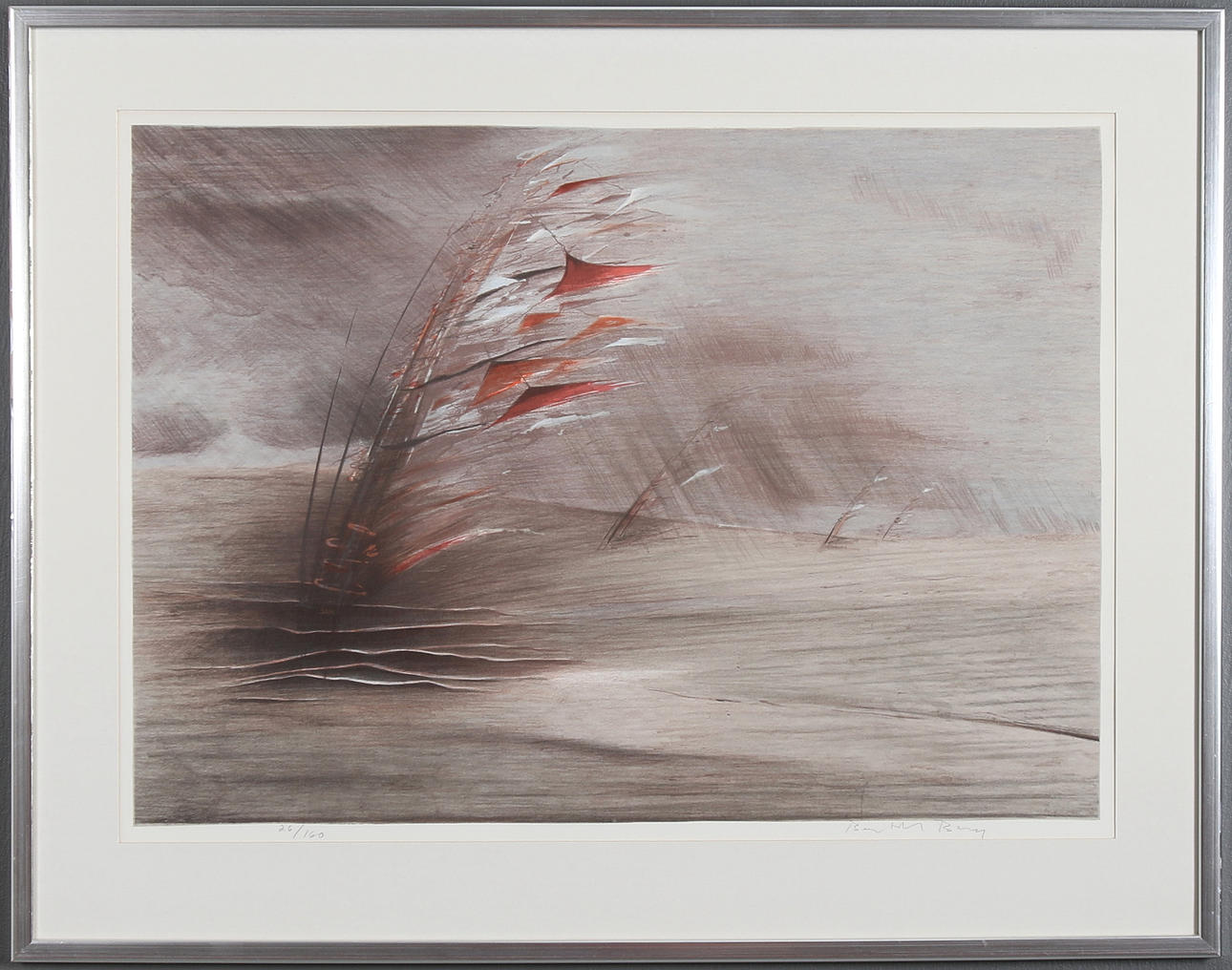 BERTIL BERG. Färglitografi, signerad och numrerad 26/160.