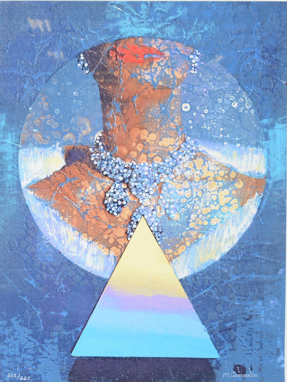 MICHAEL QVARSEBO. Färgserigrafi.