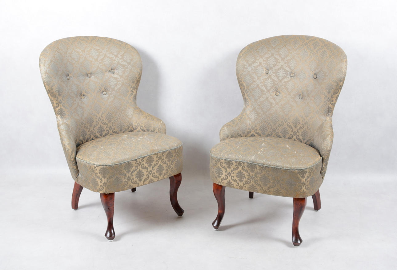 EMMASTOLAR, 1 par, rokokostil, 1900-tal.