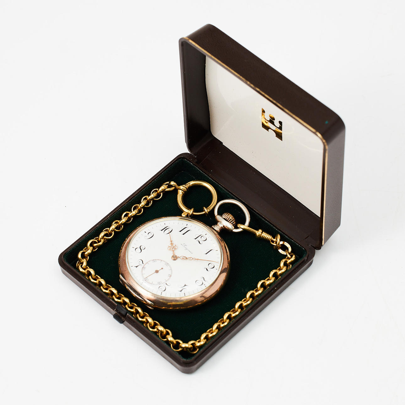 POCKET WATCH, Longines, silver.