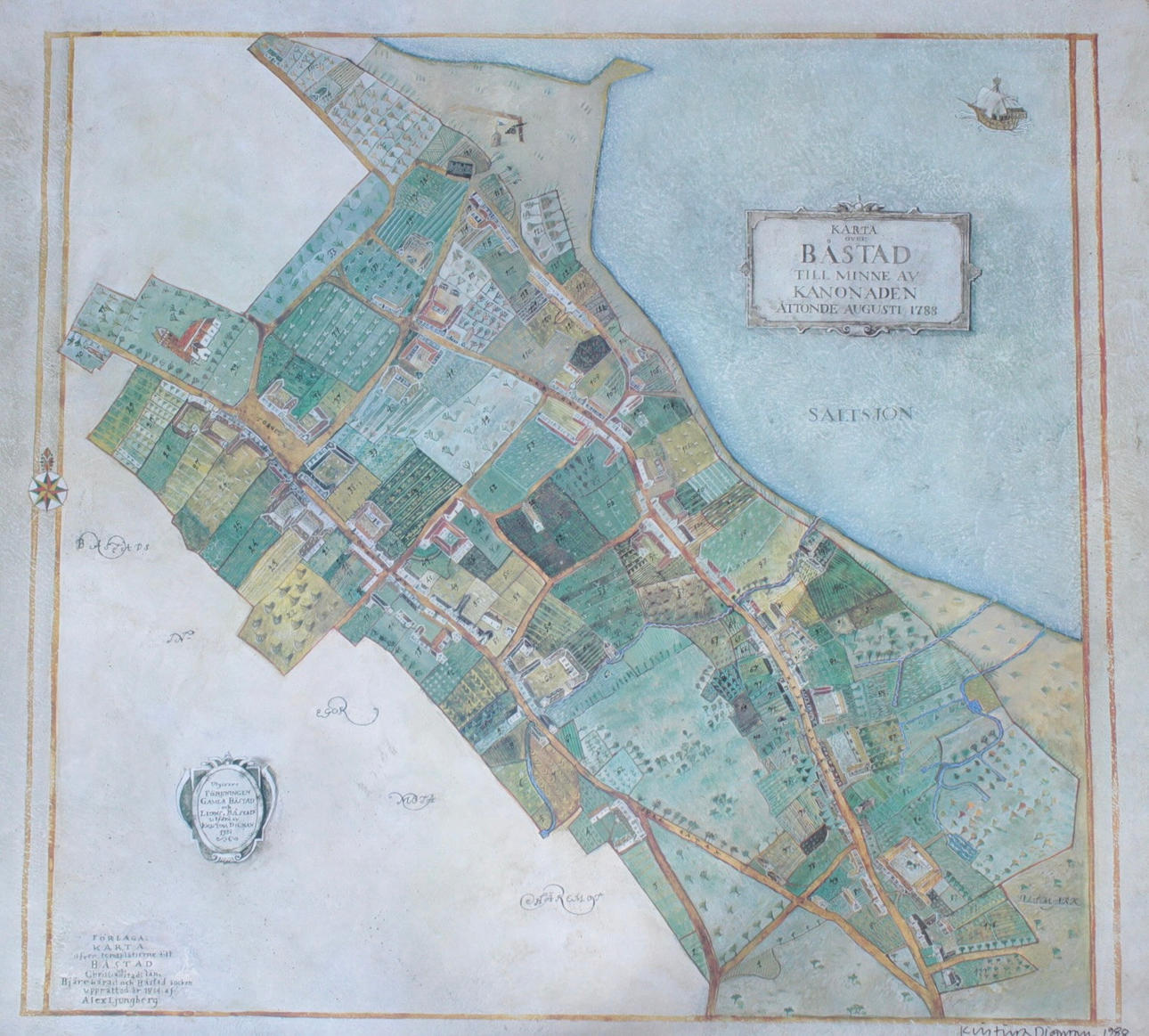 KARTA, Båstad, 1900-tal.