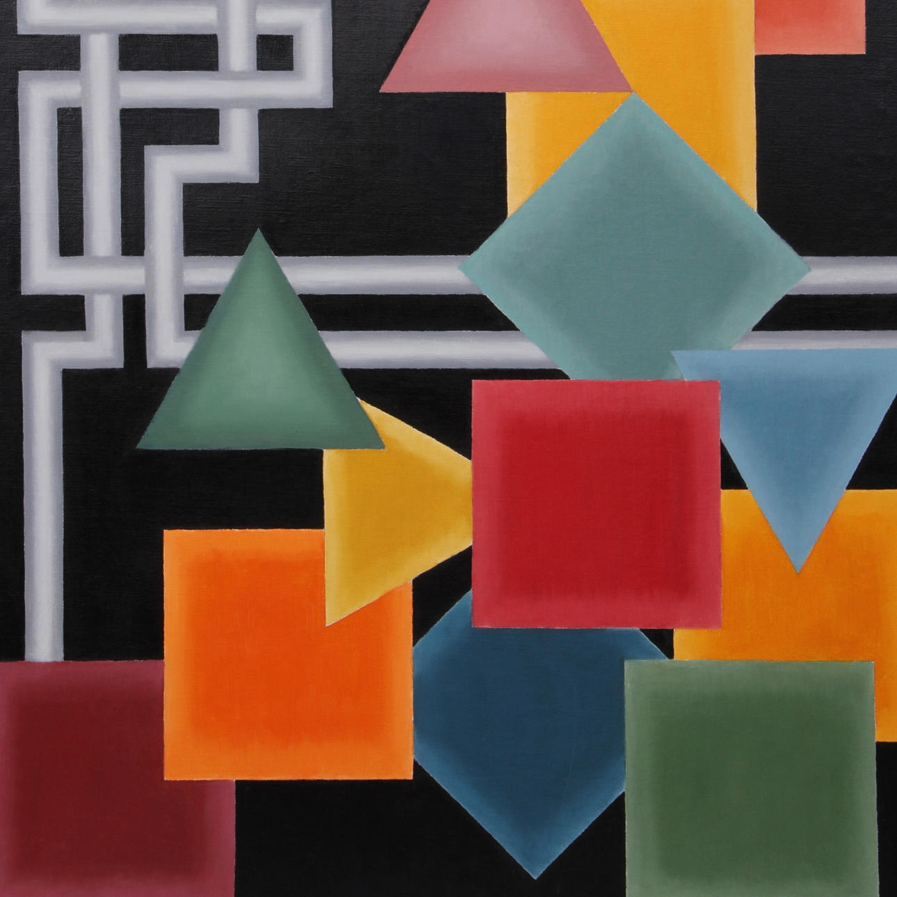 OIDENTIFIERAD KONSTNÄR. Olja på duk, signerad Eke samt daterad -83.