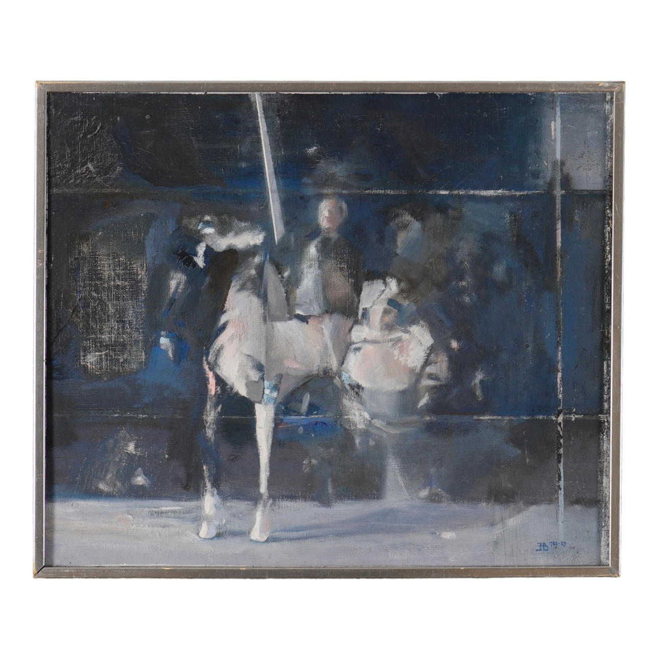 HENRIK BAGER. oil on canvas.