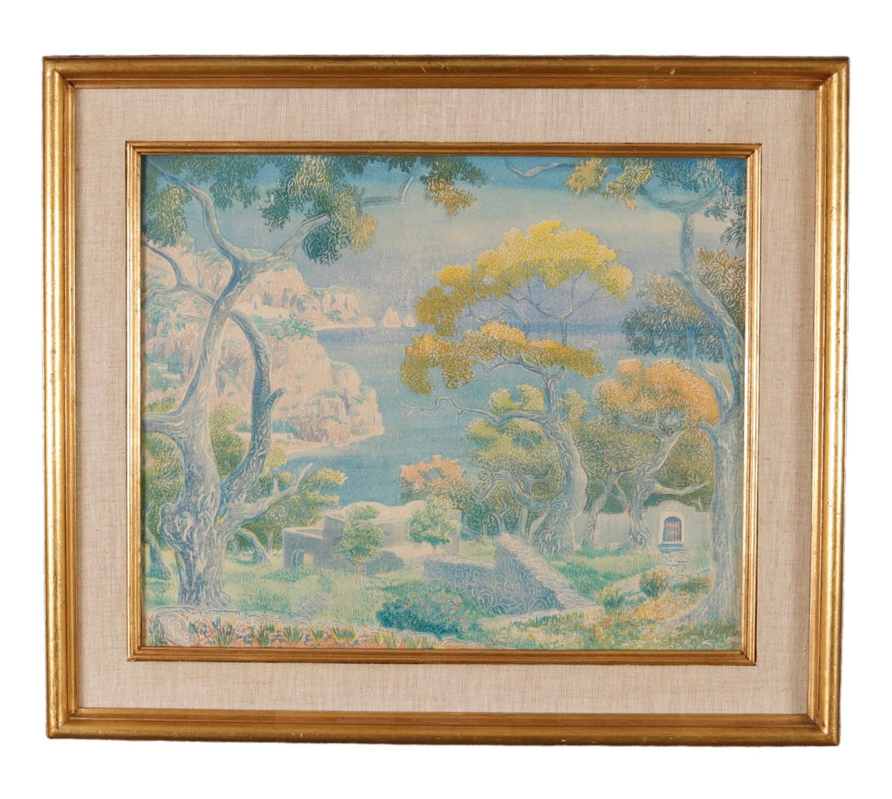 CARL PALME. Färgträsnitt.