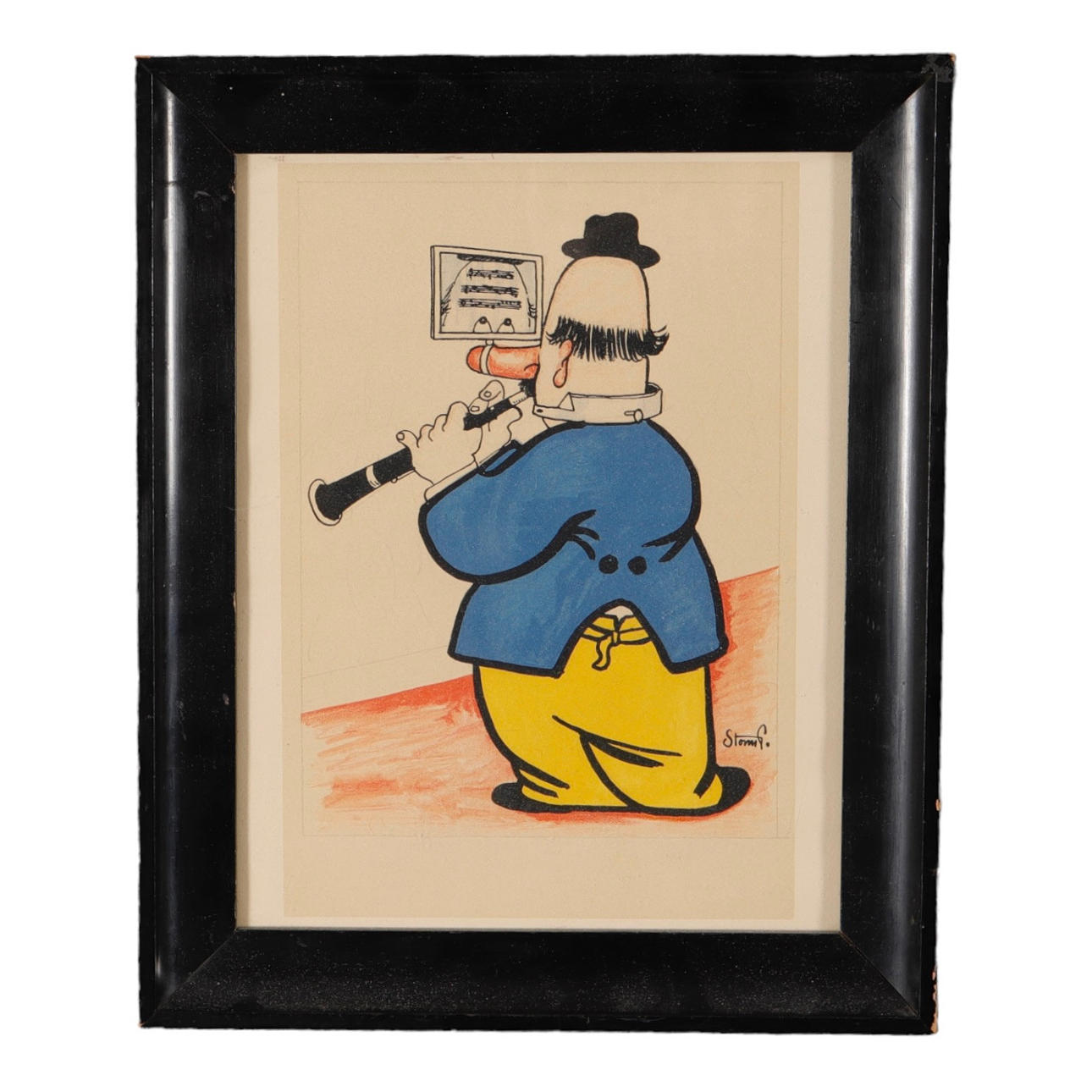 ROBERT STORM PETERSEN. EFTER. Färglitografiskt tryck.