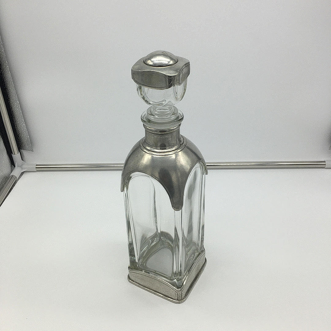 CRYSTAL WHISKY KANDER - TIN - VINTAGE KARFE.