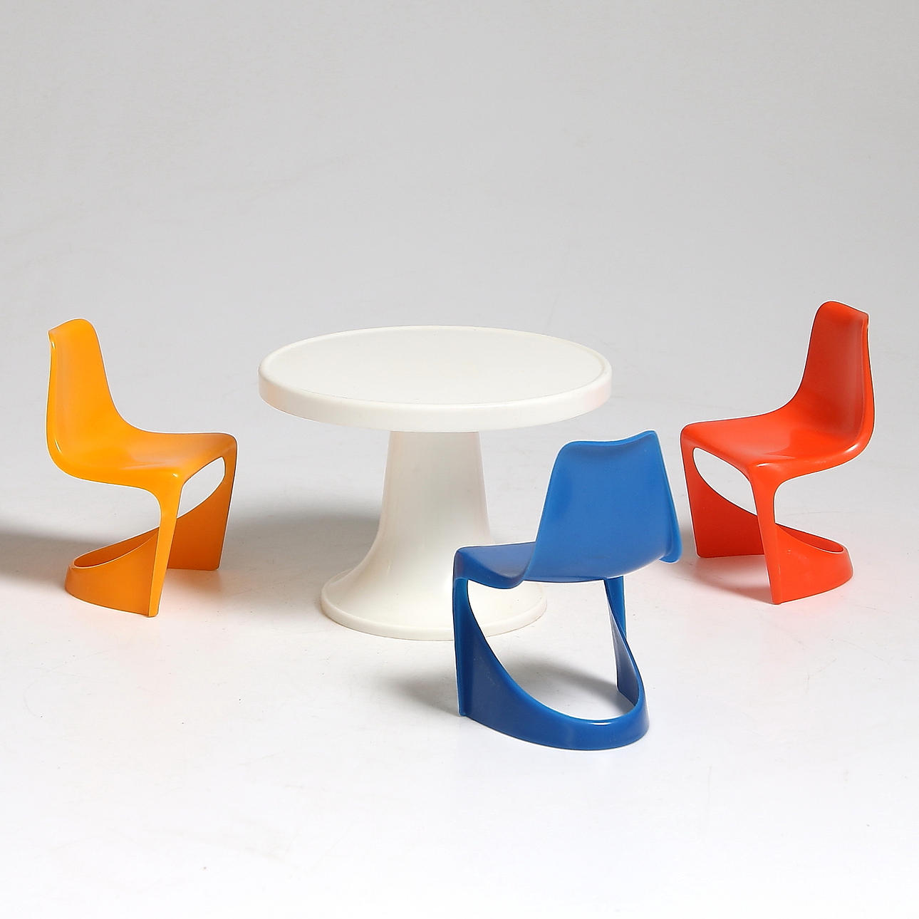 DOCKMÖBLER, 4 delar, "Cado", Steen Østergaard. 1960-tal.