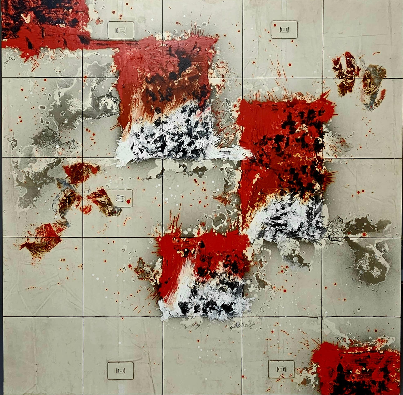 JOSÉ MANUEL CIRIA. ”UNTITLED” OLJA DUK.